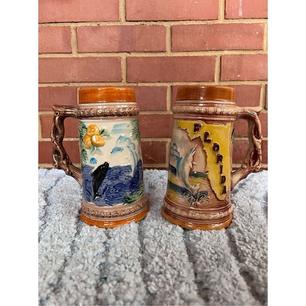 Vintage Souvenir Cups 